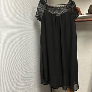 Acevog black dress with lace | $10